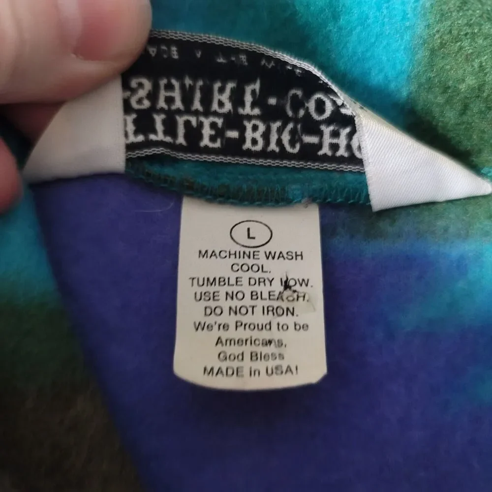 Little Big Horn Shirt Co Aztec style pullover sweater USA size L Wild West - Picture 4 of 5